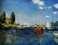 Monet, Claude Oscar - Argenteuil (Red Boats)